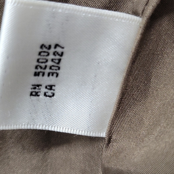 db LIFE Chocolate Brown 100% Silk Blazer/Jacket Women's Size M - Picture 8 of 9